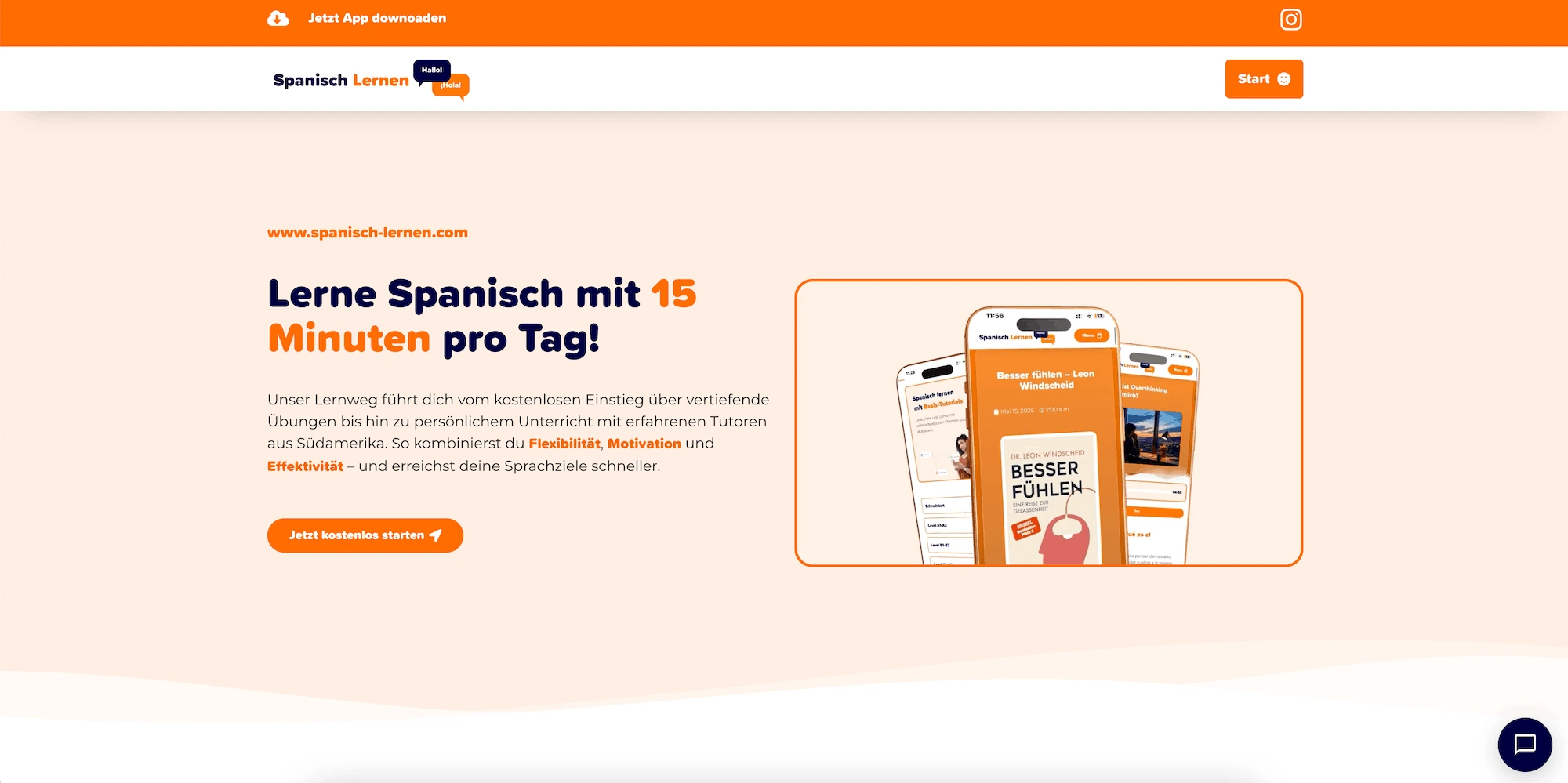 Spanisch-Lernplattform mit 300+ Lektionen, Lernfortschritt und eigenem WordPress-Plugin